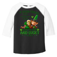 A Good Friend Is Like A Four Leaf Clover Patrick's Day Toddler Fine Jersey T-Shirt