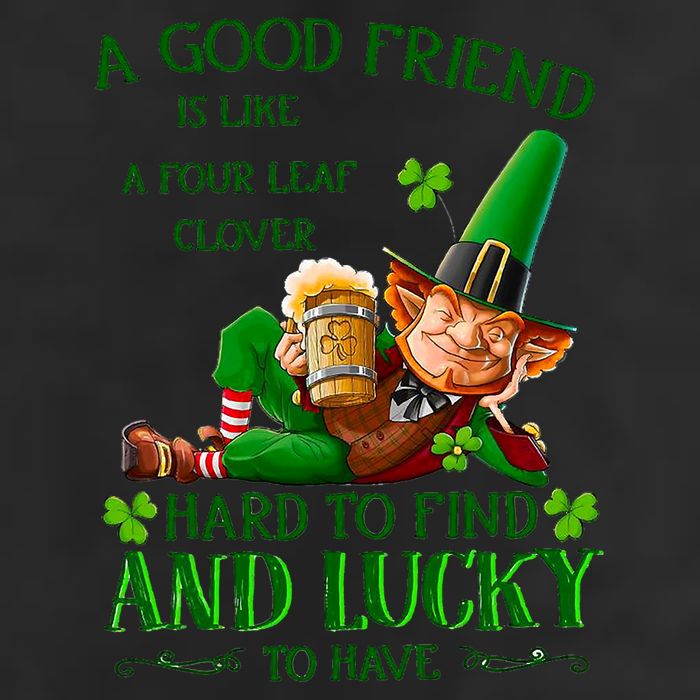 A Good Friend Is Like A Four Leaf Clover Patrick's Day Microfiber Hand Towel