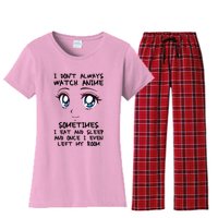 Anime Gift For Teen Girl Women Boy Cute Anime Merch Lovers Women's Flannel Pajama Set