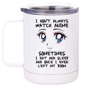 Anime Gift For Teen Girl Women Boy Cute Anime Merch Lovers 12 oz Stainless Steel Tumbler Cup