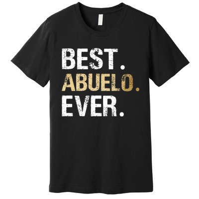 Abuelo Gift From Granddaughter Grandson Best Abuelo Premium T-Shirt