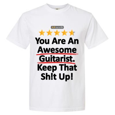 Awesome Guitarist Funny Gift Guitar Garment-Dyed Heavyweight T-Shirt