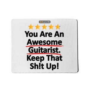 Awesome Guitarist Funny Gift Guitar Mousepad