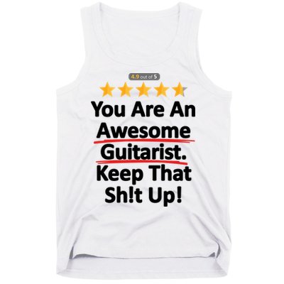 Awesome Guitarist Funny Gift Guitar Tank Top