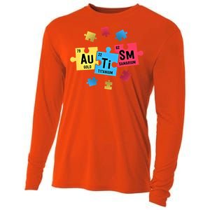 Autism Gift For Teachers Sped Periodic Table Elets Gift Cooling Performance Long Sleeve Crew