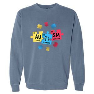 Autism Gift For Teachers Sped Periodic Table Elets Gift Garment-Dyed Sweatshirt