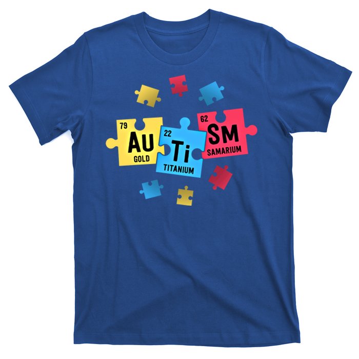 Autism Gift For Teachers Sped Periodic Table Elets Gift T-Shirt