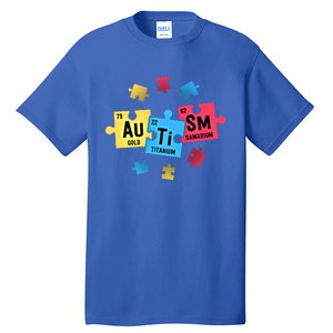 Autism Gift For Teachers Sped Periodic Table Elets Gift Tall T-Shirt