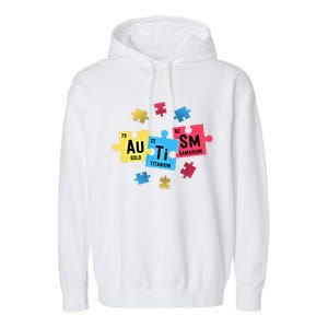 Autism Gift For Teachers Sped Periodic Table Elets Gift Garment-Dyed Fleece Hoodie