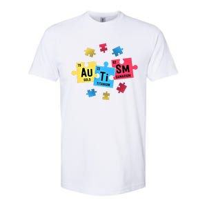 Autism Gift For Teachers Sped Periodic Table Elets Gift Softstyle CVC T-Shirt