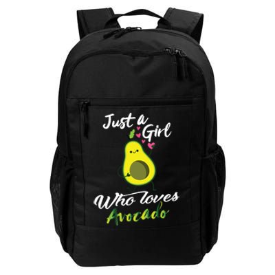 Avocado Gifts For Women Just A Girl Who Loves Avocado Daily Commute Backpack