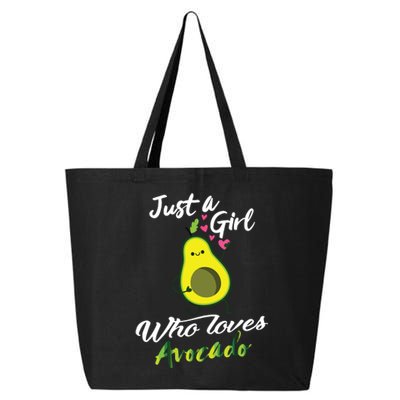 Avocado Gifts For Women Just A Girl Who Loves Avocado 25L Jumbo Tote