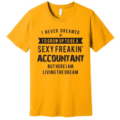 Accountant Graduation Funny For Future Accountant Gift Premium T-Shirt