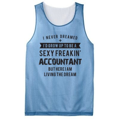 Accountant Graduation Funny For Future Accountant Gift Mesh Reversible Basketball Jersey Tank