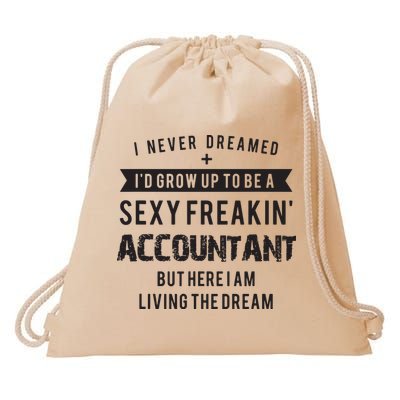 Accountant Graduation Funny For Future Accountant Gift Drawstring Bag