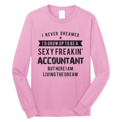 Accountant Graduation Funny For Future Accountant Gift Long Sleeve Shirt