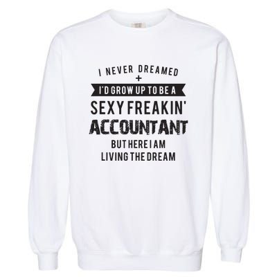 Accountant Graduation Funny For Future Accountant Gift Garment-Dyed Sweatshirt