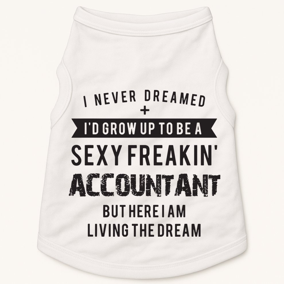 Accountant Graduation Funny For Future Accountant Gift Doggie Tank