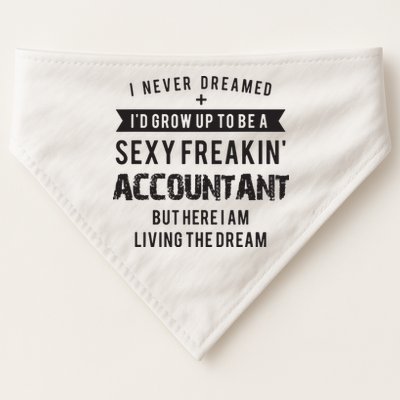 Accountant Graduation Funny For Future Accountant Gift USA-Made Doggie Bandana