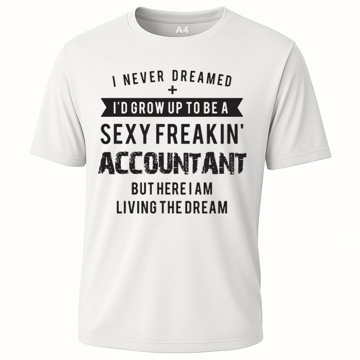 Accountant Graduation Funny For Future Accountant Gift Cooling Performance Crew T-Shirt