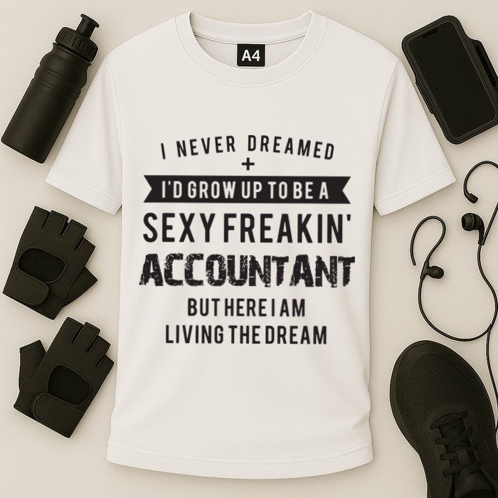 Accountant Graduation Funny For Future Accountant Gift Cooling Performance Crew T-Shirt