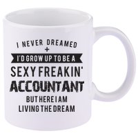 Accountant Graduation Funny For Future Accountant Gift 11oz C Handle Ceramic Mug