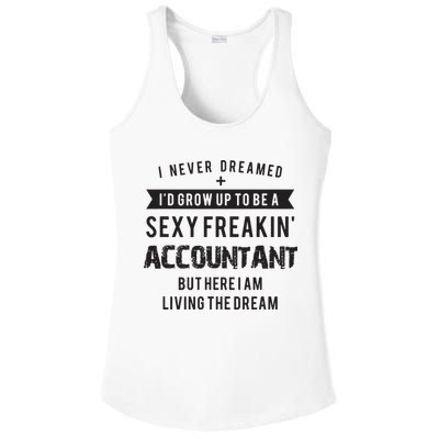 Accountant Graduation Funny For Future Accountant Gift Ladies PosiCharge Competitor Racerback Tank