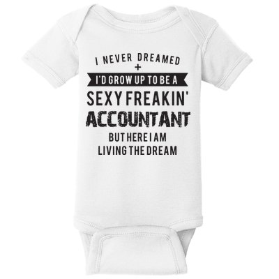 Accountant Graduation Funny For Future Accountant Gift Baby Bodysuit