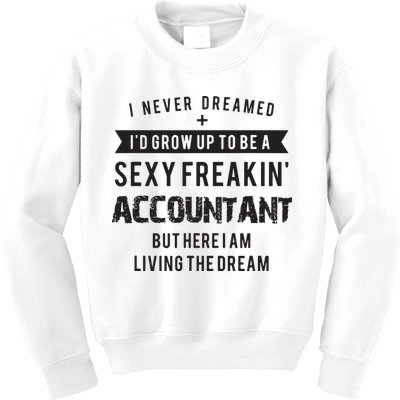 Accountant Graduation Funny For Future Accountant Gift Kids Sweatshirt