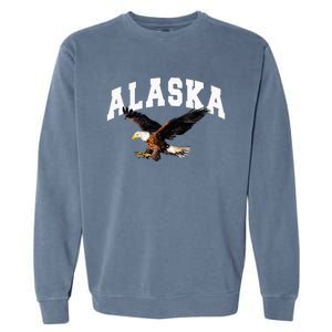 Alaska Gifts For Anchorage Juneau Denali Sitka Garment-Dyed Sweatshirt