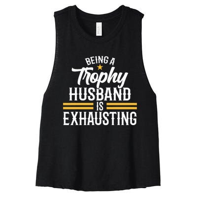 Anniversary Gift for Hubby Wedding Celebration Women's Racerback Cropped Tank