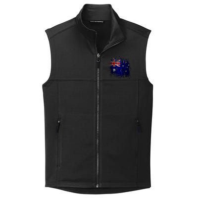 Australia Grunge Flag Collective Smooth Fleece Vest