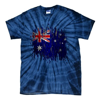 Australia Grunge Flag Tie-Dye T-Shirt