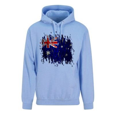 Australia Grunge Flag Unisex Surf Hoodie