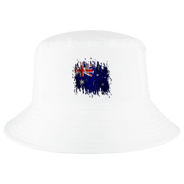 Australia Grunge Flag Cool Comfort Performance Bucket Hat