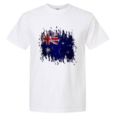 Australia Grunge Flag Garment-Dyed Heavyweight T-Shirt