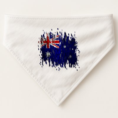 Australia Grunge Flag USA-Made Doggie Bandana