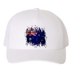 Australia Grunge Flag Yupoong Adult 5-Panel Trucker Hat