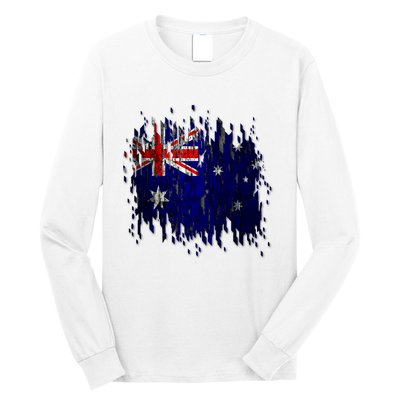 Australia Grunge Flag Long Sleeve Shirt