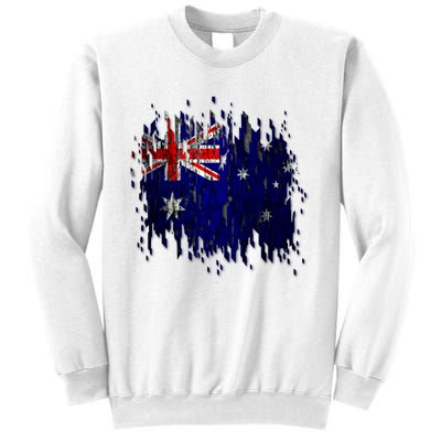 Australia Grunge Flag Sweatshirt