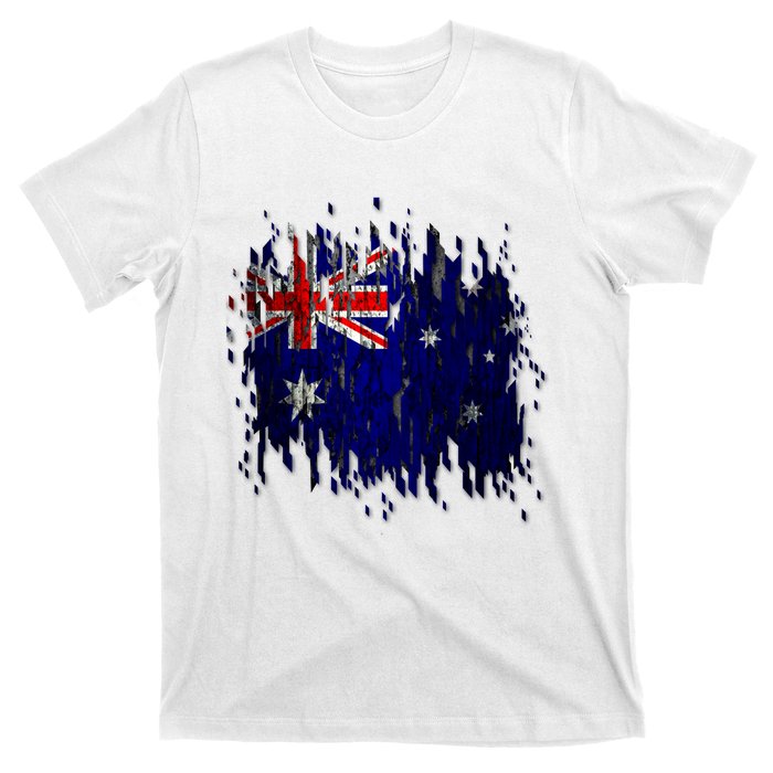 Australia Grunge Flag T-Shirt