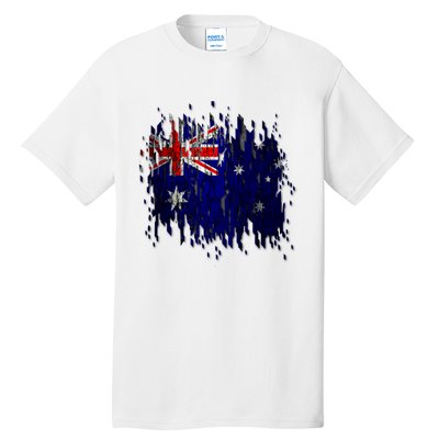 Australia Grunge Flag Tall T-Shirt