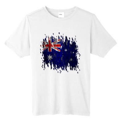 Australia Grunge Flag Tall Fusion ChromaSoft Performance T-Shirt