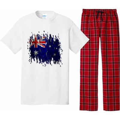 Australia Grunge Flag Pajama Set