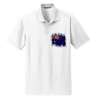 Australia Grunge Flag Dry Zone Grid Polo