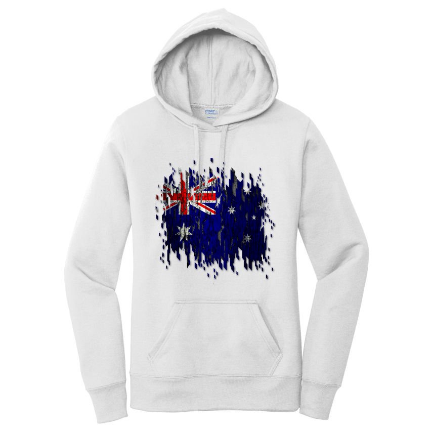 Australia Grunge Flag Women's Pullover Hoodie