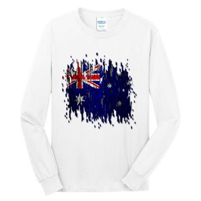 Australia Grunge Flag Tall Long Sleeve T-Shirt