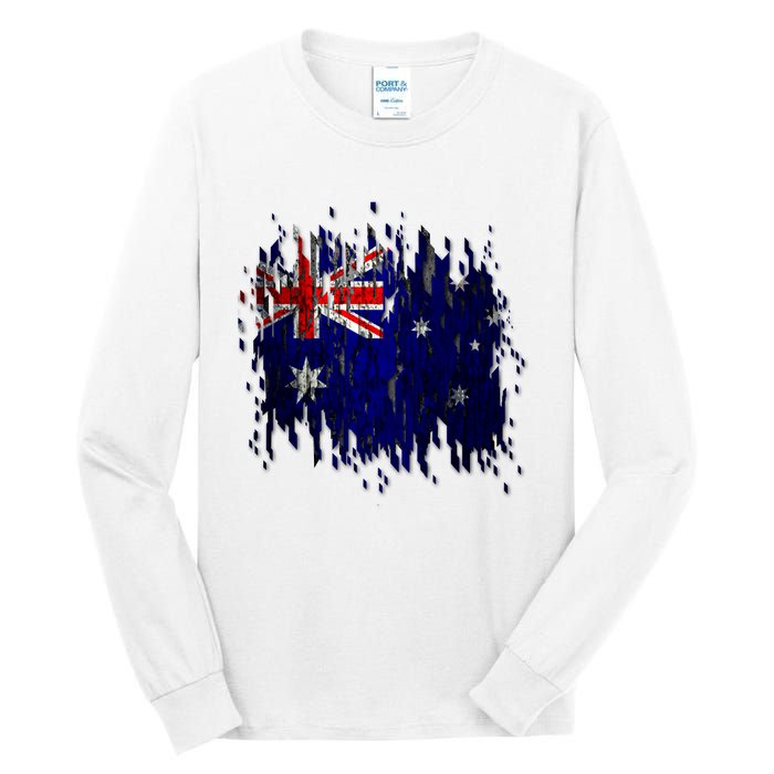 Australia Grunge Flag Tall Long Sleeve T-Shirt