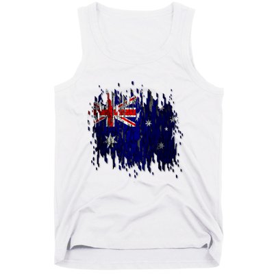 Australia Grunge Flag Tank Top