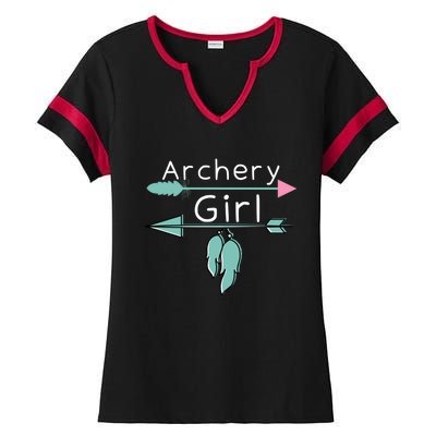 Archery Gift Funny Bow And Arrow Gift And Archer Gift Ladies Halftime Notch Neck Tee